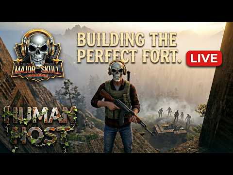 🔴 LIVE: Pine Forest Base Build 💀 | Human Host Survival