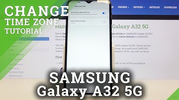 How to Set Up Date&Time in Samsung Galaxy A32 5G - Personalize Date and Time