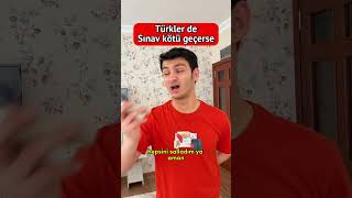 Yabancılar da ve Türklerde Sınavı kötü geçerse😅 #shorts Resimi