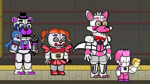 Scribblenauts Unlimited 175 FNaF Sister Location Funtime Freddy & Funtime Foxy