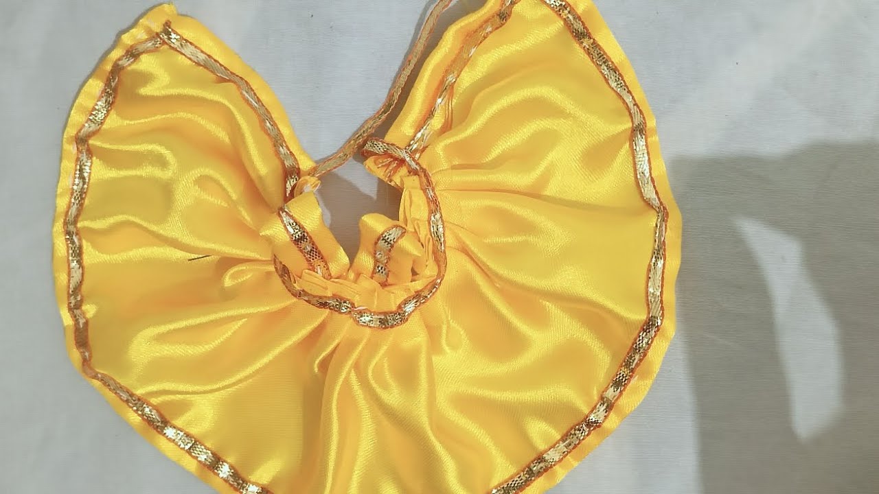 How to make Laddu gopalji dress at home, hand stricha.👌