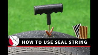 How to repair Tire with Seal String｜Effective To Repair a Tire  Quickly