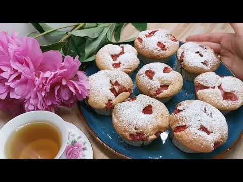 Video: Kefir-Muffins Mit Erdbeeren