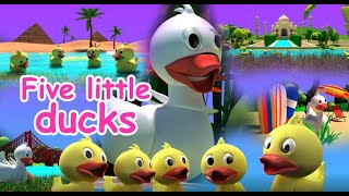 Five Little Ducks Nursery Rhymes & Kids Songs Subles Cookie Box Kids
