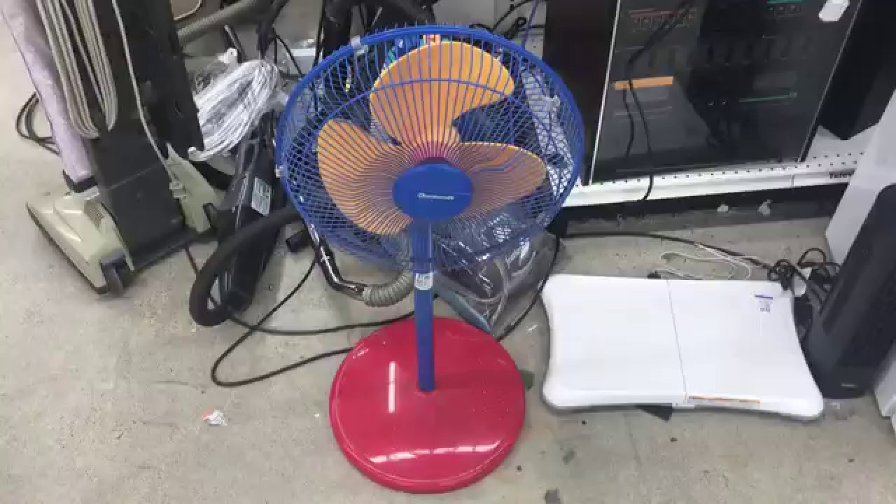 Duracraft Pedestal Fan 12" (Rainbow)(Quick Test) YouTube