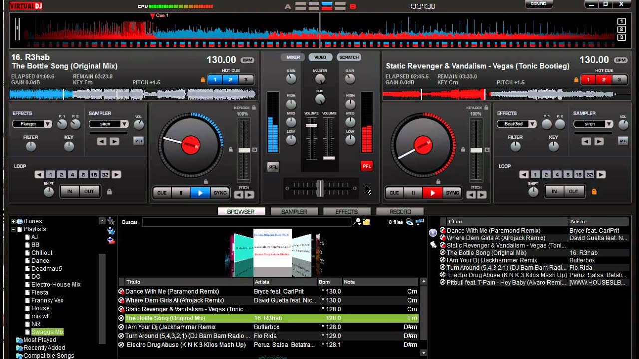 (SWAGGA MIX) DJ BL3ND Virtual DJ - YouTube
