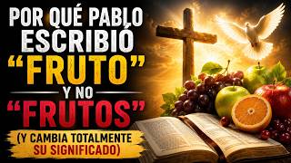 “La diferencia entre ‘fruto’ y ‘frutos’ revela una verdad espiritual profunda.”