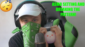 ASMR SETTING and BREAKING THE PATTERN! (super tingly tapping asmr)