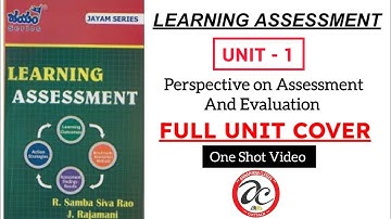 learning assessment#acharyanagarjunauniversity  #3rdsem #learning #assessment #unit1 #exam #anu