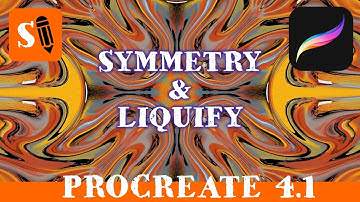 Procreate 4.1 How to Create Cool Art with Symmetry and Liquify