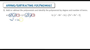 9.2 Adding & Subtracting Polynomials (Part 1)