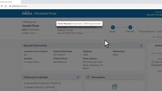 DaVita Placement Portal: Referral Management screenshot 3