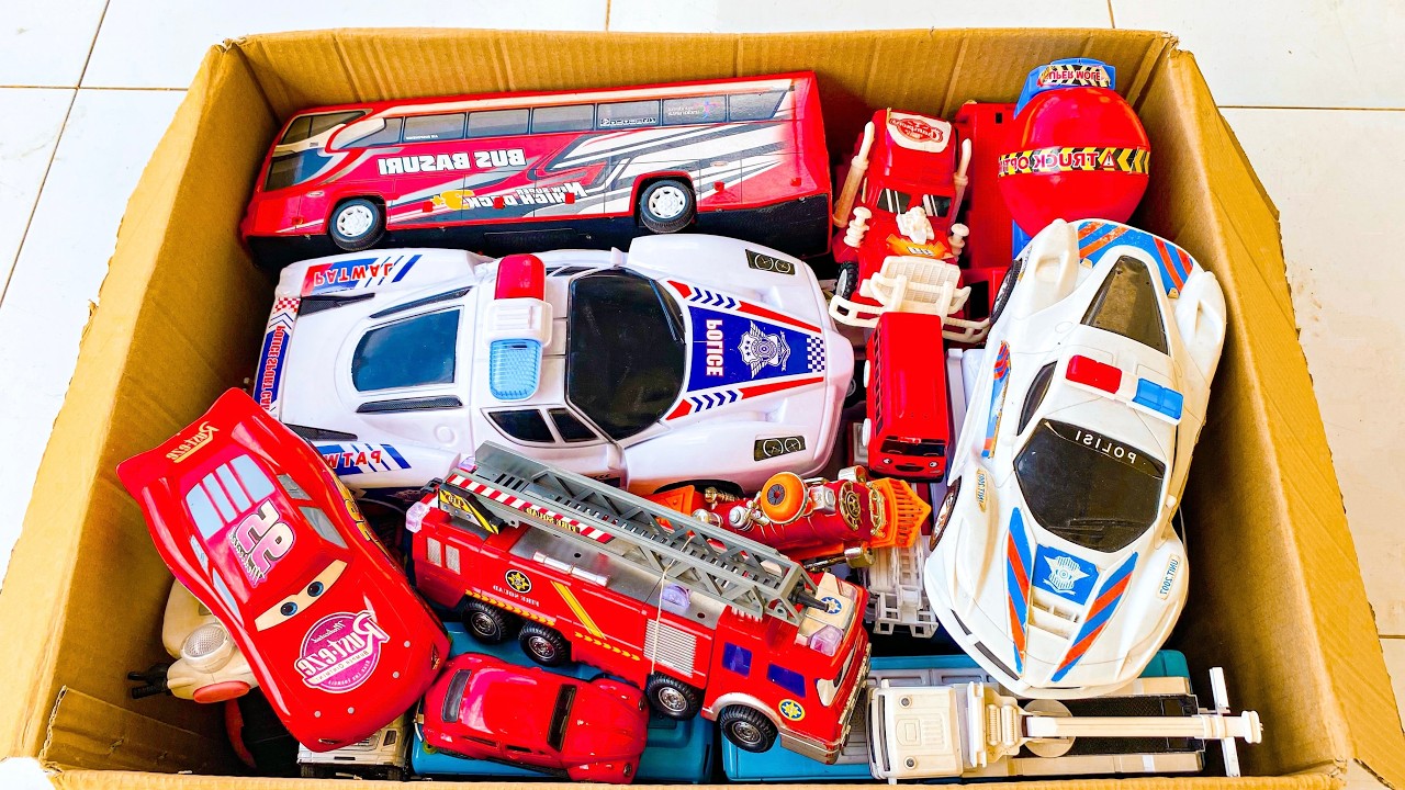 Box Full of Model Cars -Mazda Mx5, Koenigesgg Jesko, Lamborghini Scv12, Byd Yang Wang U8, Toyota Car