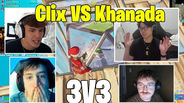 Clix Peterbot Bucke VS Khanada Ritual Eomzo 3V3 Zonewars Wager!