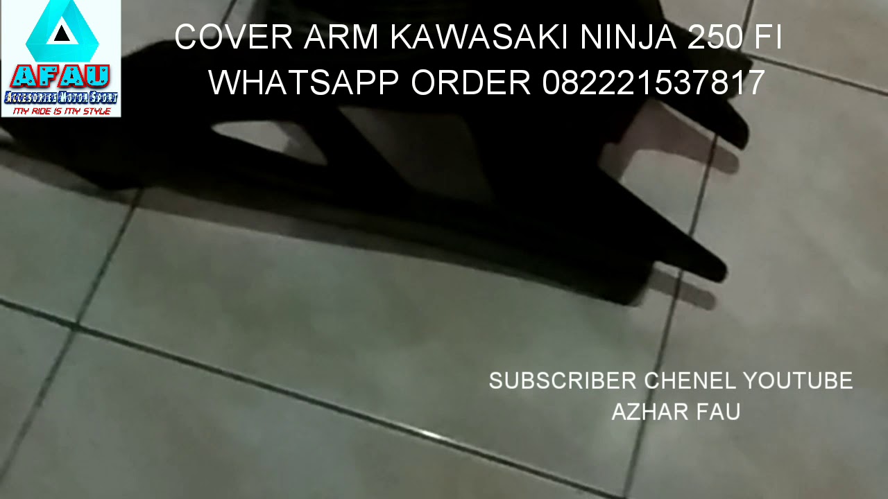 COVER ARM KAWASAKI NINJA 250FI CARBON AFAU AKSESORIS  MOTOR  