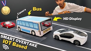 Bus & Trucks safe Overtake - Accident Prevention Project | IOT Based Arduino Project