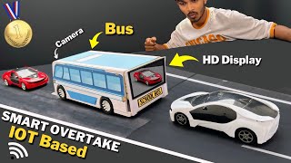 Bus Trucks Safe Overtake - Accident Prevention Project Iot Based Arduino Project
