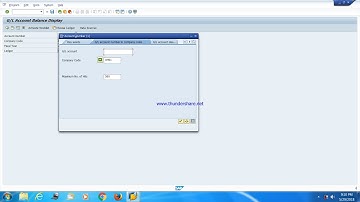 T-Code "FS10N" Display GL Account Balance in SAP
