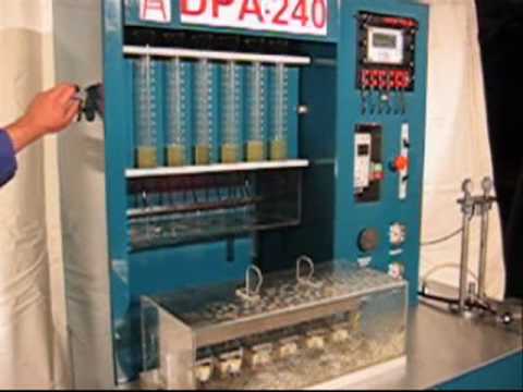 DPA 240 Test Stand for HEUI and EUI injector testing - YouTube