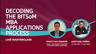 Decoding The BITSoM MBA Admissions Process With BITSoM Adcom