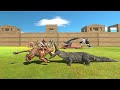 INFERNALS VS AQUATICS + REPTILES - Animal revolt Battle Simulator