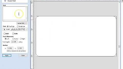 VCarve - Creating a Design