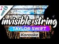 Taylor Swift Invisible String Karaoke Instrumental Acoustic mp3