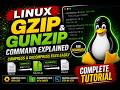 Linux Gzip &amp; Gunzip Command Explained | Compress &amp; Decompress Files Easily