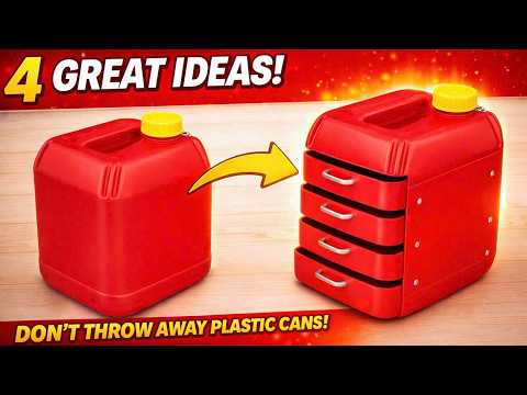 👉 DON’T THROW AWAY PLASTIC CONTAINERS! 4 GENIUS DIY IDEAS THAT WILL SHOCK YOU