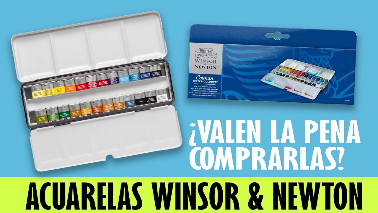 Vale la pena comprar acuarelas WINSOR & NEWTON y papel FABRIANO? 