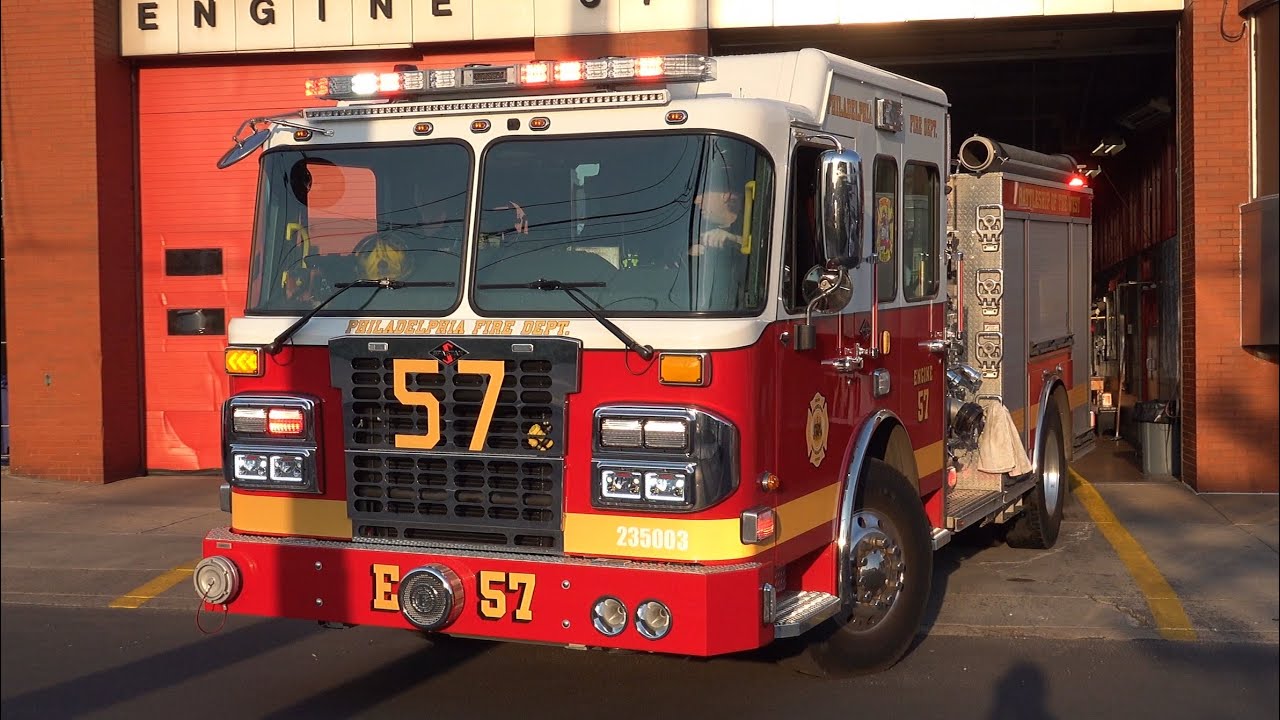 Philadelphia Fire Department Engine 57 Responding - YouTube