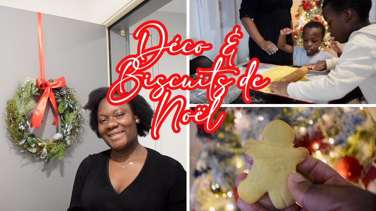 Décore et Pâtisse avec moi pour Noël 2023 | Recette de sablés ultra-facile