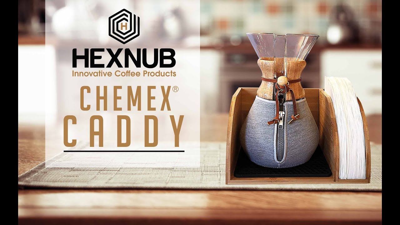 HEXNUB – Bamboo Lid for Chemex, Bodum and Cosori Pour Over Coffee