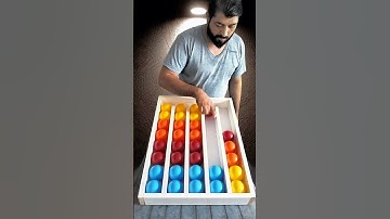 Fun & Chaos: Color Ball Sorting Challenge 🟢🔴🟡🔵 | Fun Games #game #colors #shorts #fyp #fun #asmr #fy