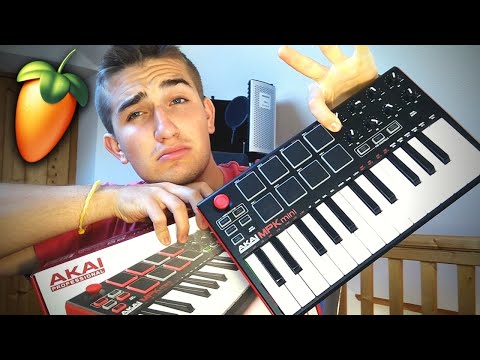 Comment installer son AKAI MPK mini MK2 sur FL STUDIO ?  (+Utilisation des Pads + Potards) | 2020