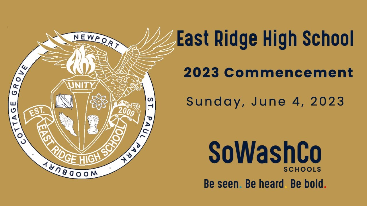 East Ridge High School Graduation 2023 YouTube
