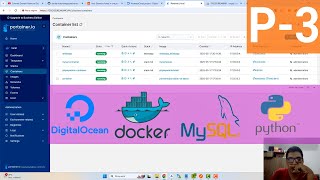 DigitalOcean: Docker MySQL Portainer phpMyadmin Flask App con Python todo en Docker - Parte 3