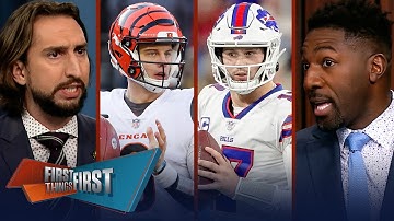 Bills’ Josh Allen or Bengals’ Joe Burrow: which QB would you rather have? | NFL | FIRST THINGS FIRST