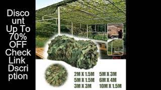 3Mx5M/4Mx6M Hunting Camouflage Nets Woodland Training Camo Netting Car Covers Shade Sunscreen Campin