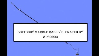 Softbody marble race V2 - crated by Algodoo
