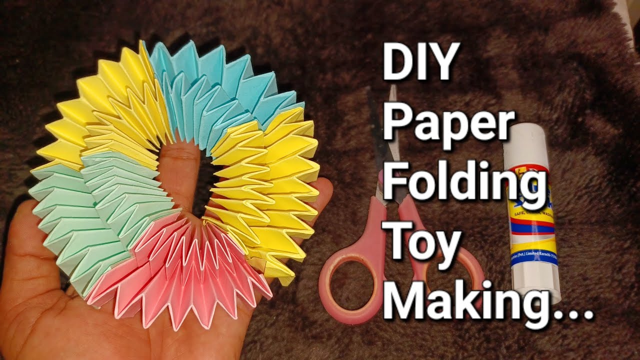 DIY Paper Rainbow (M) Type decompression Toy Making...🌈||Easy Paper ...