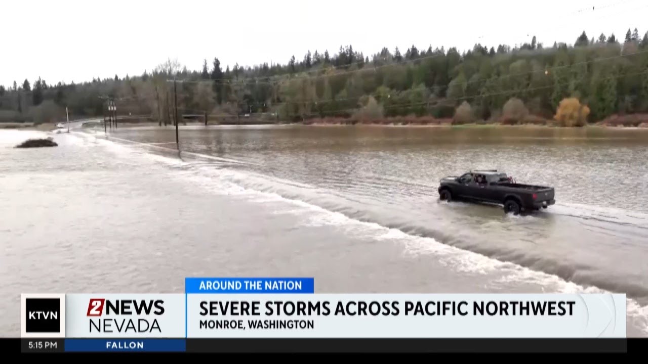 Pacific Northwest dealing with severe storms - YouTube
