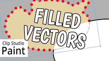 Filled Vectors in Clip Studio Paint