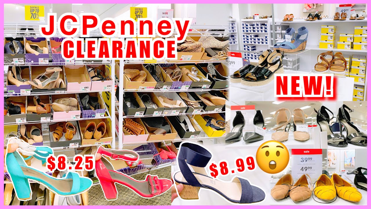 NEW‼️JCPENNEY WOMEN'S SHOES👠❤︎CLEARANCE SALE SHOES AS LOW AS  $8.25😱VIRTUAL SHOPPING SHOP WITH ME💜 