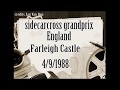 sidecarcross grand prix @Farleigh Castle 1988