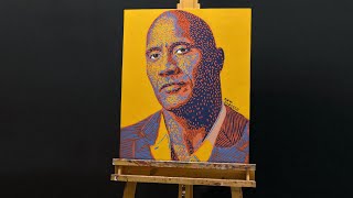 Painting The Rock In Pop Art