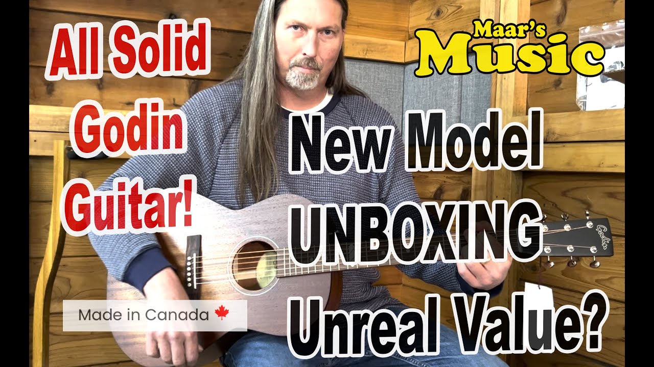 Unboxing a New Guitar from Godin: Made in Canada all solid