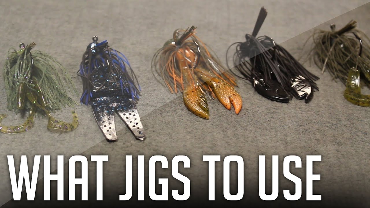 Types Of Bass Jigs To Use! Bass Fishing YouTube