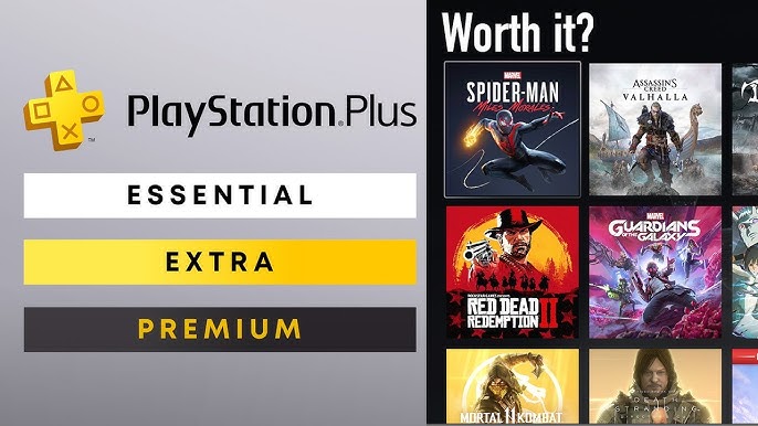 PlayStation Plus - Essential, Extra, Deluxe e Premium - preços
