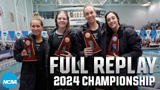 2024 NCAA DI women's swimming & diving championship | FULL REPLAY